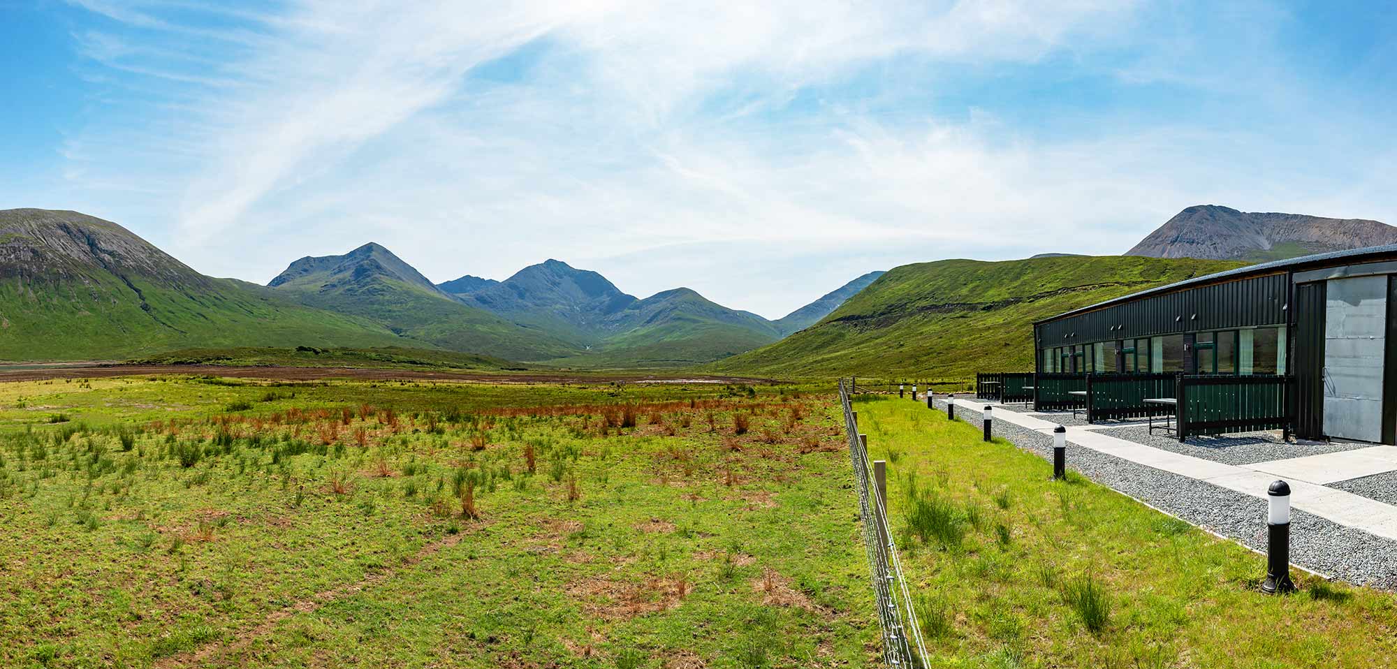 Kinloch Ainort Luxury self catering apartments offer outside seating area and sea views